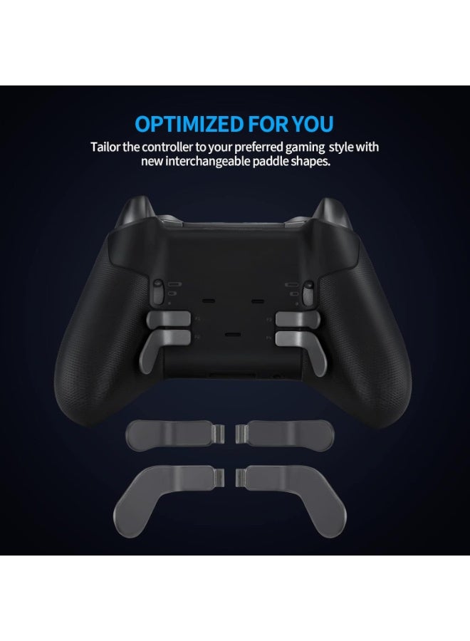 Accessories for Xbox Elite Controller Series 2-13 in 1 Replacement Paddles Thumbsticks Joystick Analog Sticks Parts Repair Kit Component Set with 2 D-Pads, 1 Tool - Image 3